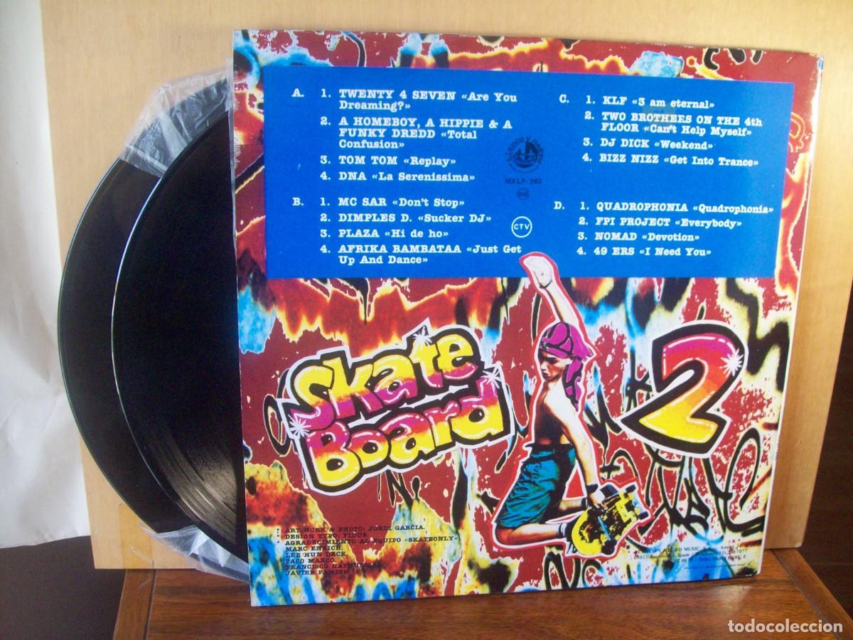Discos de vinilo: SKATE BOARD 2 - DOBLE LP CARPETA ABIERTA - Foto 2