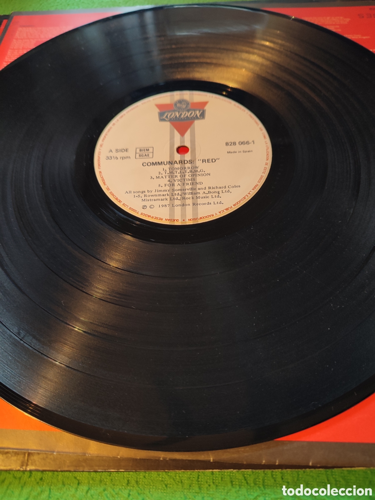 Discos de vinilo: The Communards - Red Vinilo Lp - Foto 4