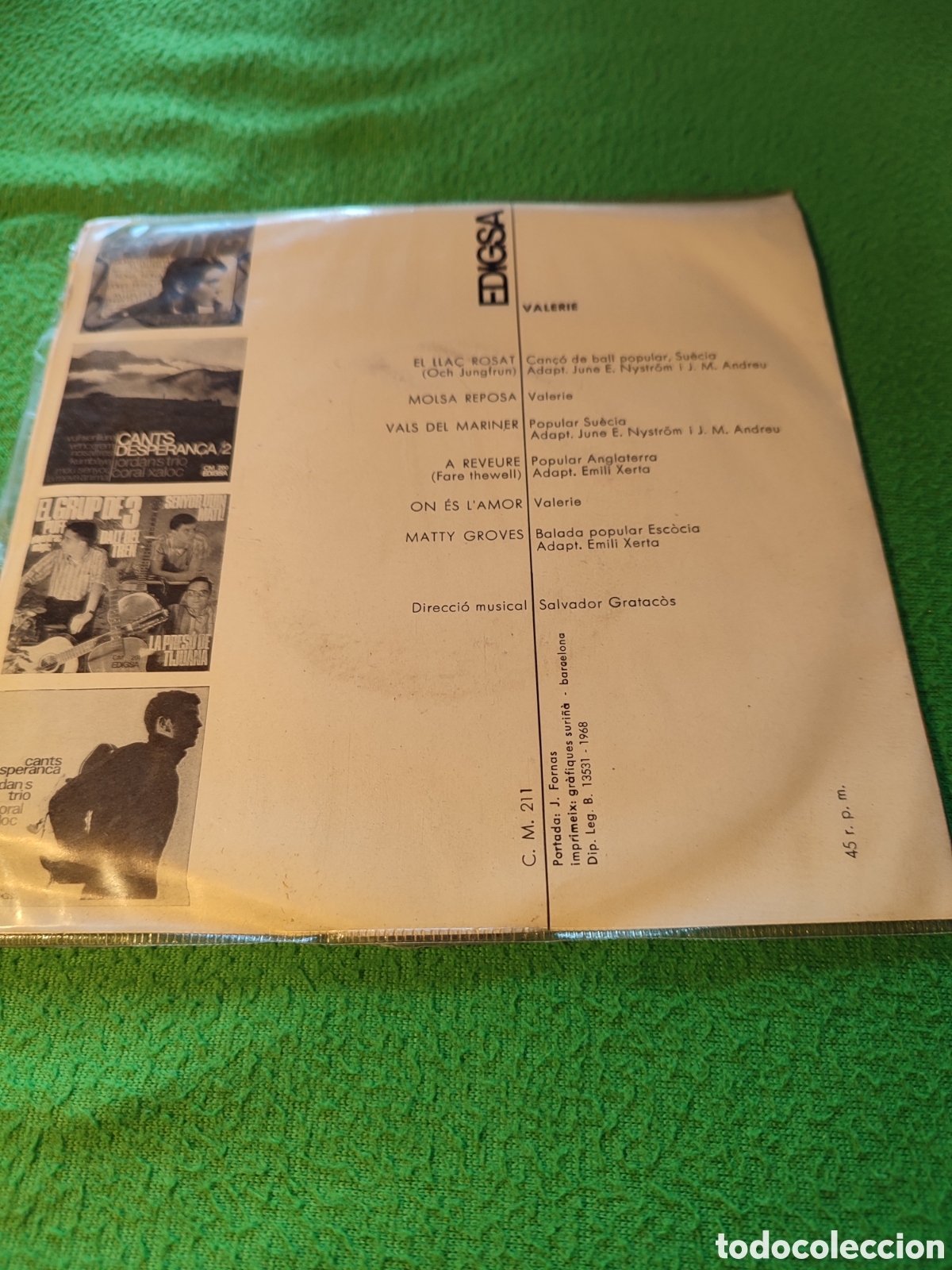 Discos de vinilo: Valerie - La canco Folk EP Vinilo - Foto 2