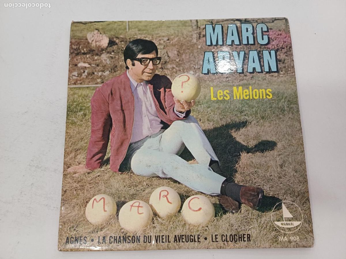 Discos de vinilo: MARC ARYAN/LES MELONS/SINGLE. - Foto 1
