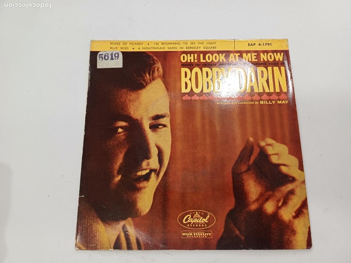 Discos de vinilo: BOBBY DARIN/OH! LOOK AT ME NOW/SINGLE. - Foto 1