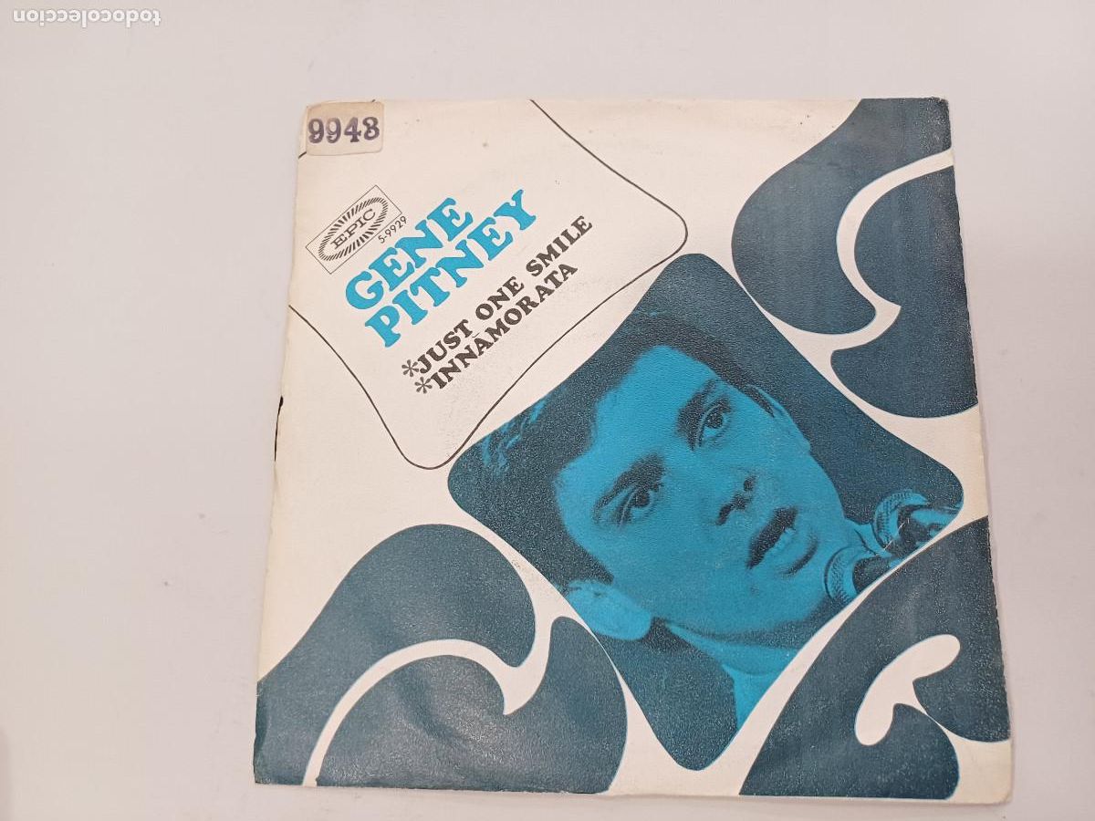 Discos de vinilo: GENE PITNEY/JUST ONE SMILE/SINGLE. - Foto 1