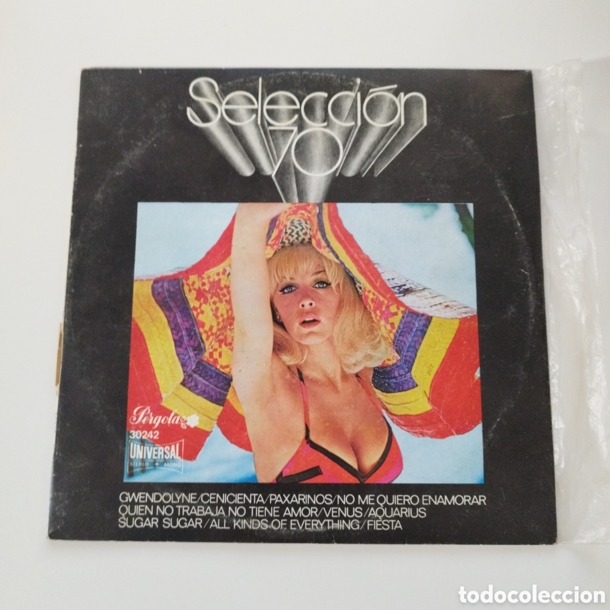 Dischi in vinile: VINILO LP 10&rdquo; / SELECCI&Oacute;N 70 / MANUEL GAS / PERGOLA / 1970