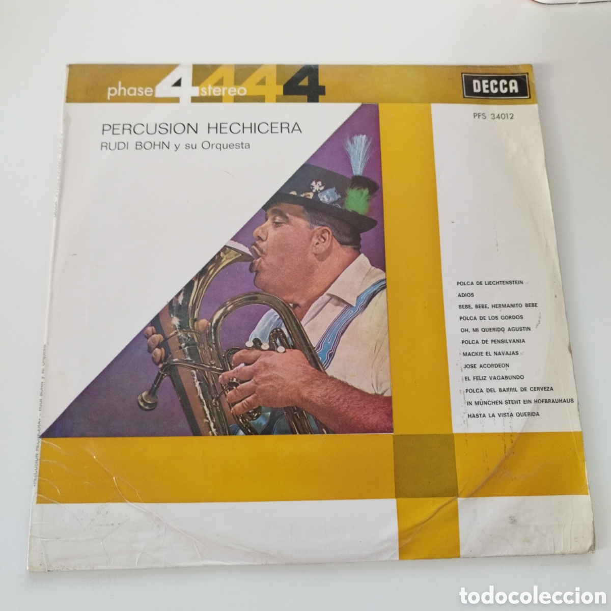 Dischi in vinile: VINILO LP / RUDI BOHN Y SU ORQUESTA / PERCUSION HECHICERA / DECCA / 1963 / PHASE 4 STEREO