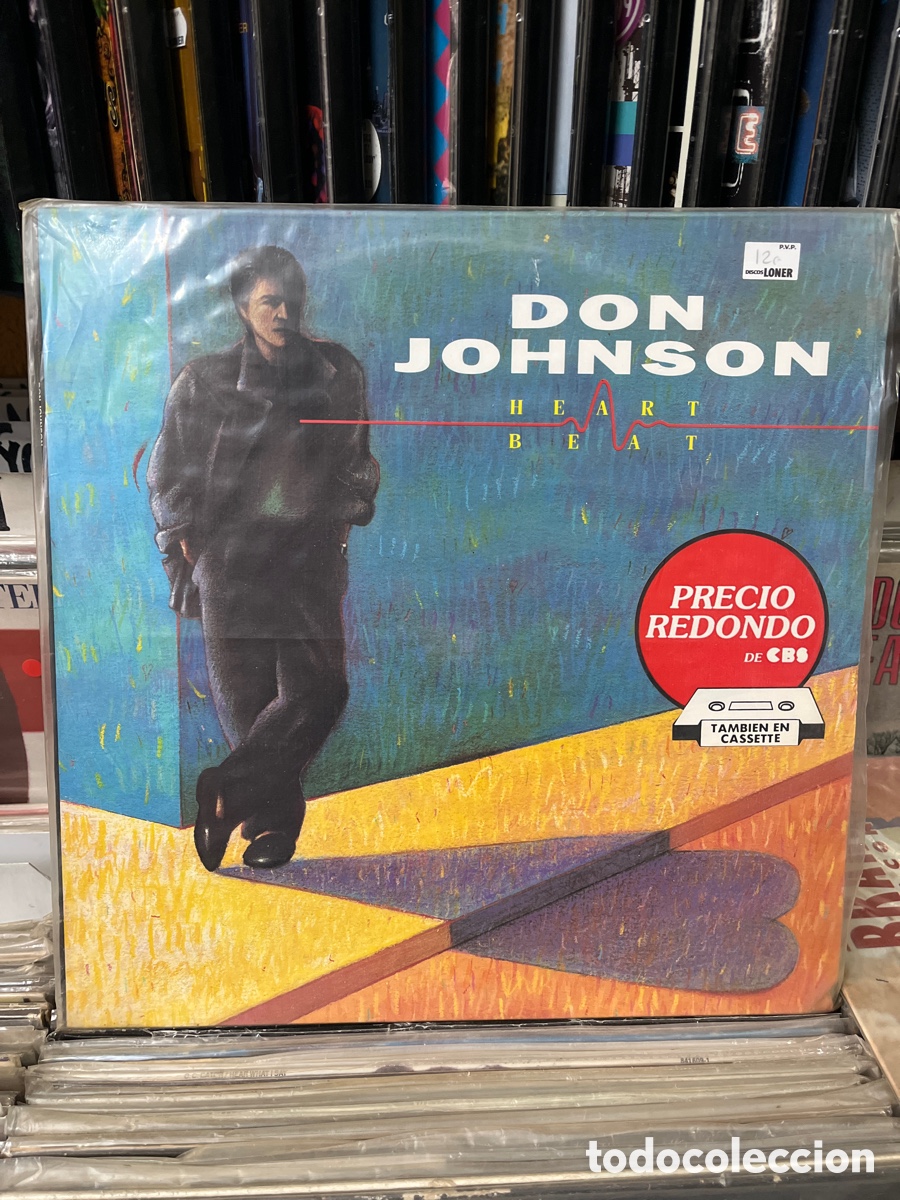 Discos de vinilo: Don johnson heart beat - Foto 1