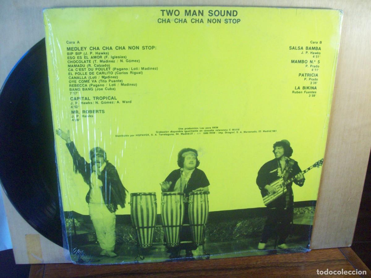 Discos de vinilo: TWO MAN SOUND - CHA CHA CHA NON STOP - LP - Foto 2