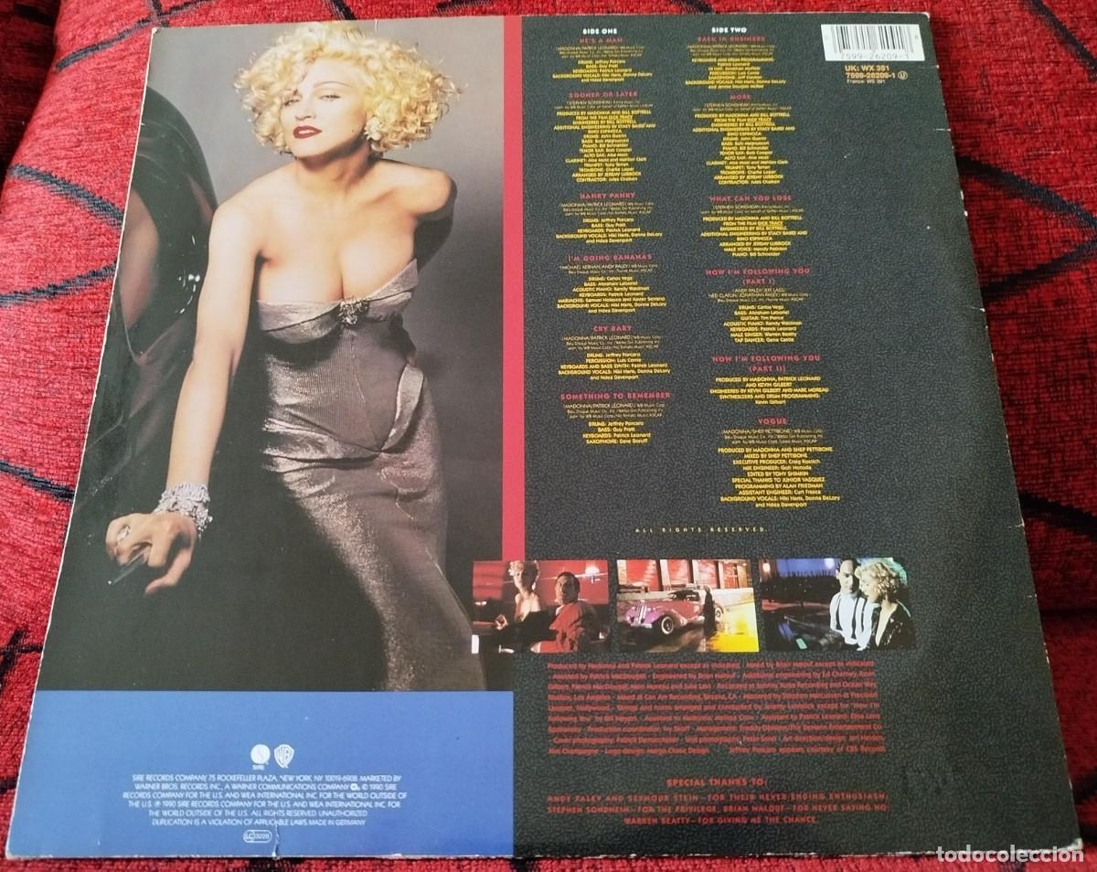 Discos de vinilo: MADONNA ** Im Breathless ** VINILO LP 1990 - Foto 2