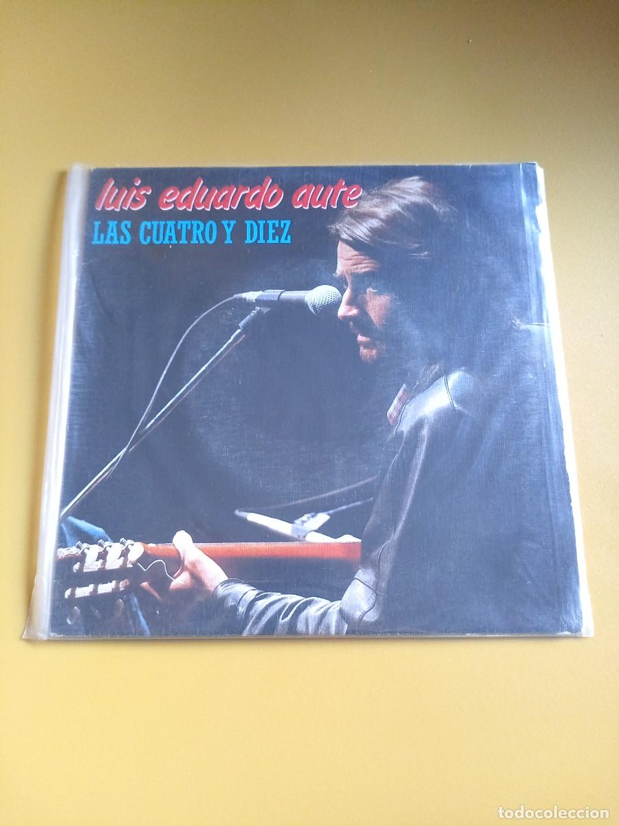 Discos de vinilo: Luis Eduardo Aute - Las cuatro y diez / El ascensor 1983 - Foto 1