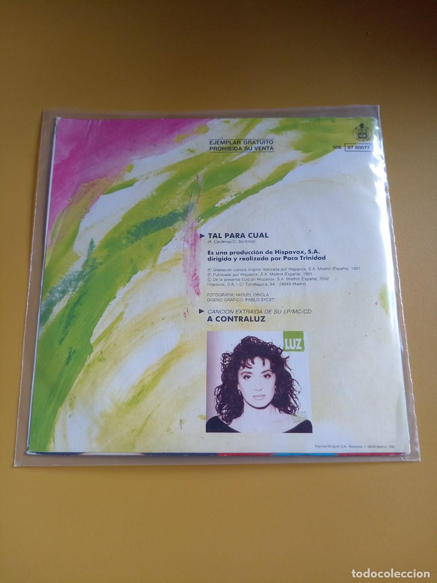 Discos de vinilo: Luz - Tal para cual PROMO 1992 - Foto 2