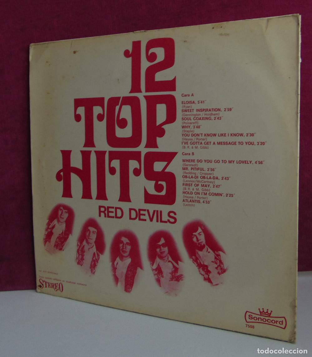Discos de vinilo: Red Devils &ndash; 12 Top Hits - LP EDICION ESPA&Ntilde;OLA DE 1969 - Foto 2