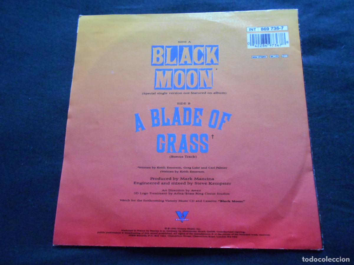 Discos de vinilo: EMERSON, LAKE & PALMER // BLACK MOON + 1 - Foto 2