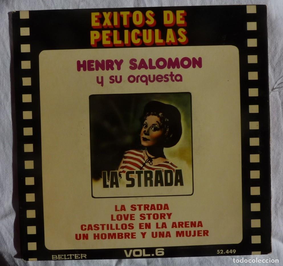 Discos de vinilo: HENRY SALOMON // EXITOS DE PELICULAS+3 // 1973 // EP - Foto 1
