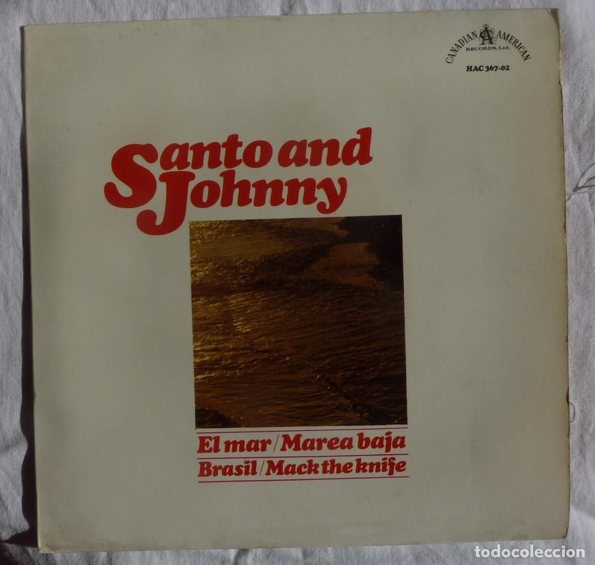 Discos de vinilo: SANTO Y JOHNNY // EL MAR+3 // 1966 // EP - Foto 1