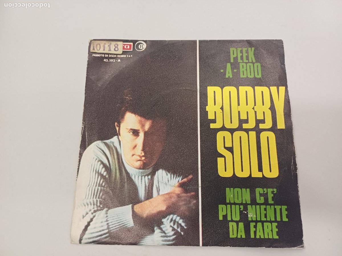 Discos de vinilo: BOBBY SOLO/PEEK A BOO/SINGLE. - Foto 3