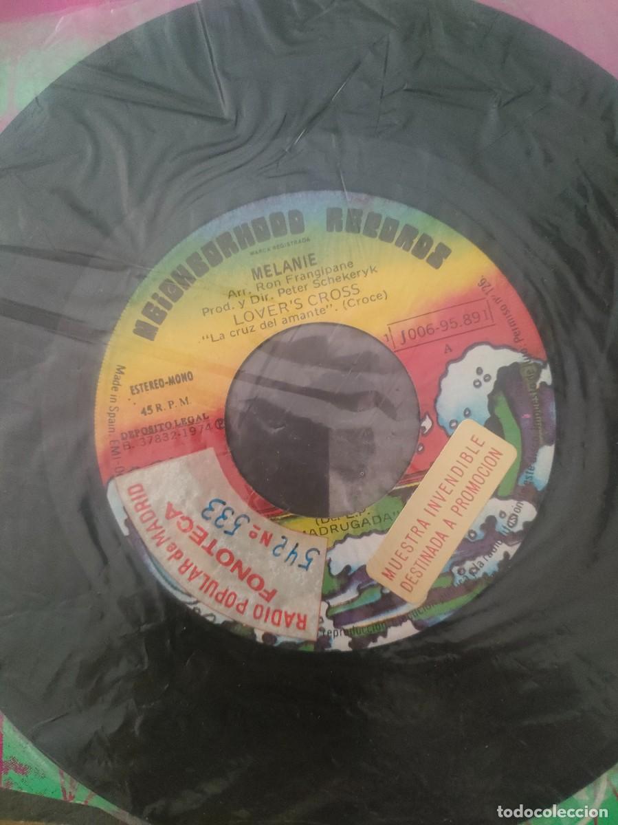 Discos de vinilo: MELANIE. LOVER,S CROSS - Foto 1