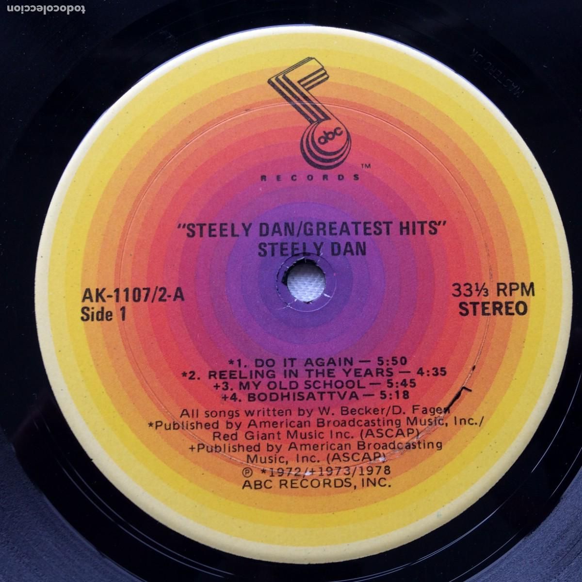 Discos de vinilo: Steely Dan &lrm;&ndash; Greatest Hits, 2 LPs US 1978 ABC Records* - Foto 4