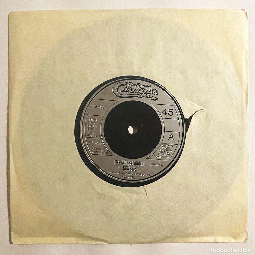 Discos de vinilo: GENESIS / MISUNDERSTANDING / Single 1980 / Charisma UK - Foto 1