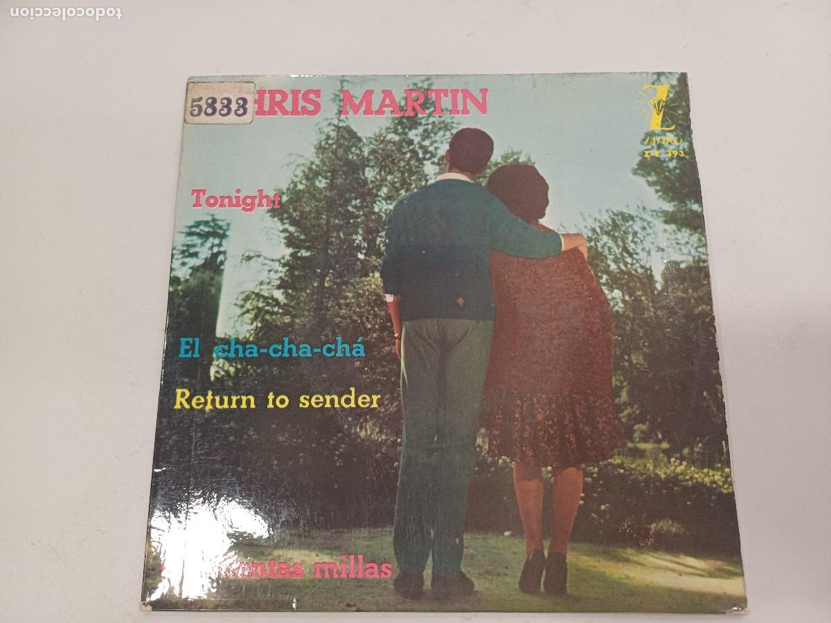 Discos de vinilo: CHRIS MARTIN/TONIGHT/SINGLE. - Foto 1