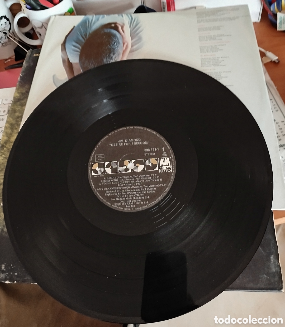 Discos de vinilo: Jim Diamond - desire for freedom - Foto 3