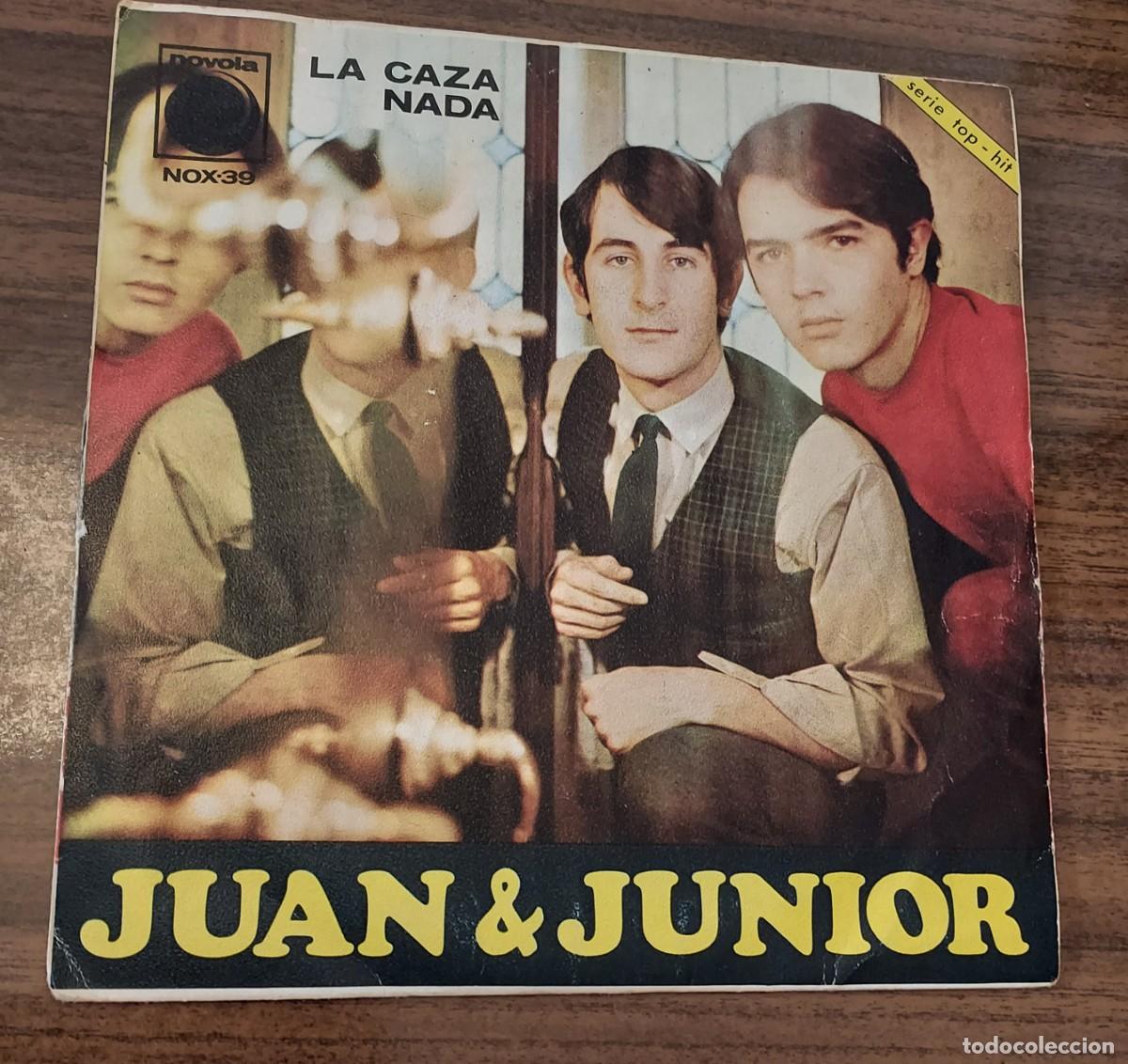 Discos de vinilo: JUAN Y JUNIOR - LA CAZA / NADA - SINGLE 1967 - Foto 1