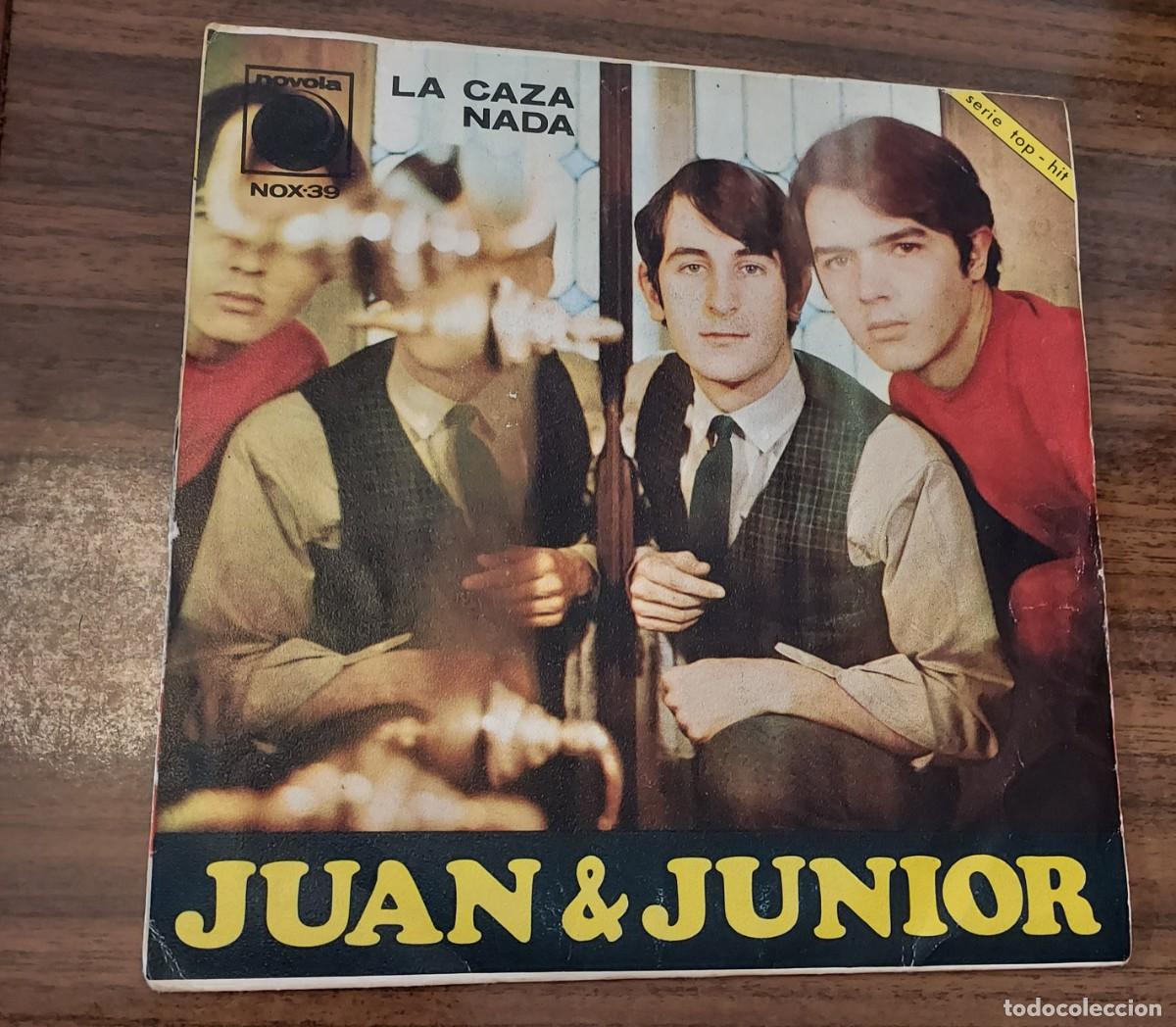 Discos de vinilo: JUAN Y JUNIOR - LA CAZA / NADA - SINGLE 1967 - Foto 3