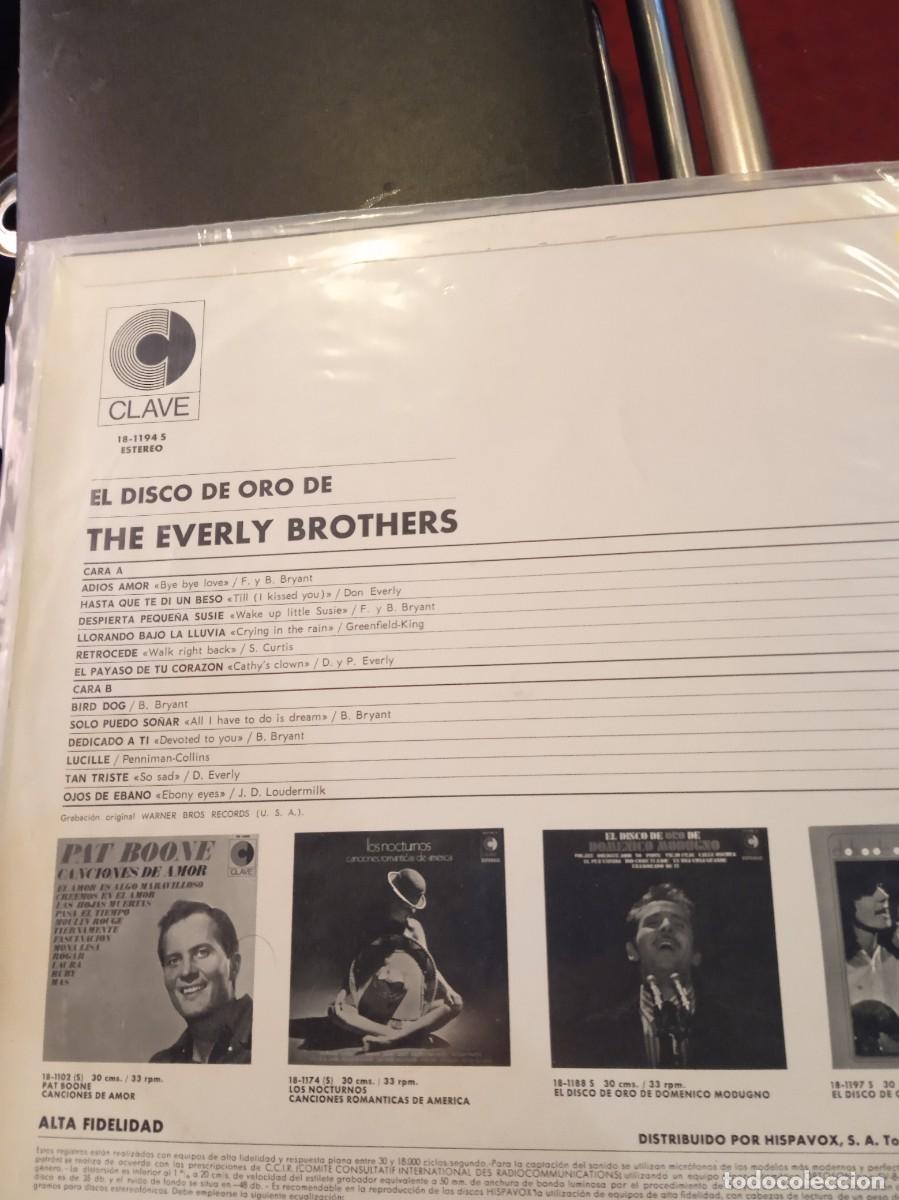 Discos de vinilo: THE EVERLY BROTHERS- EL DISCO DE ORO DE. LP - Foto 2