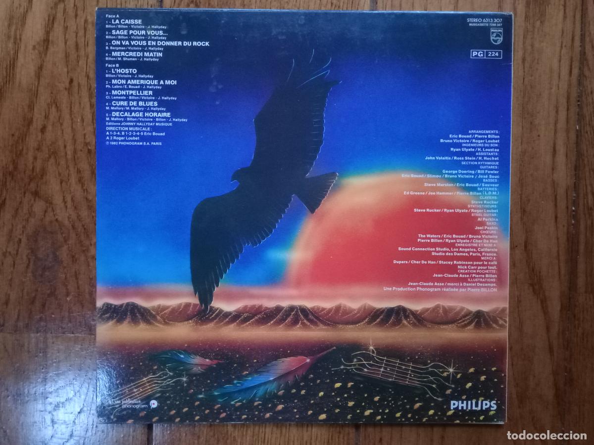 Discos de vinilo: Johnny Hallyday - Quelque part un aigle... - Foto 2