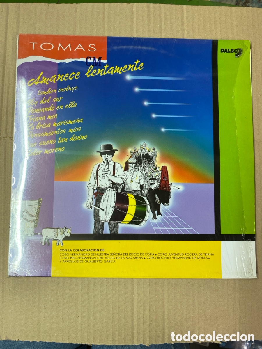Discos de vinilo: LP TOMAS. AMANECE LENTAMENTE. - Foto 1