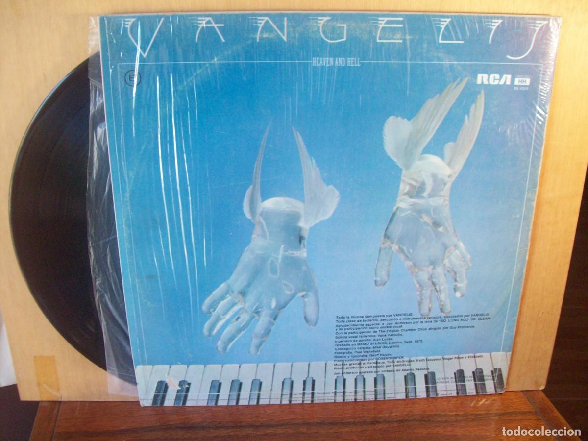 Discos de vinilo: VANGELIS HEAVEN HAND HELL - LP - Foto 2