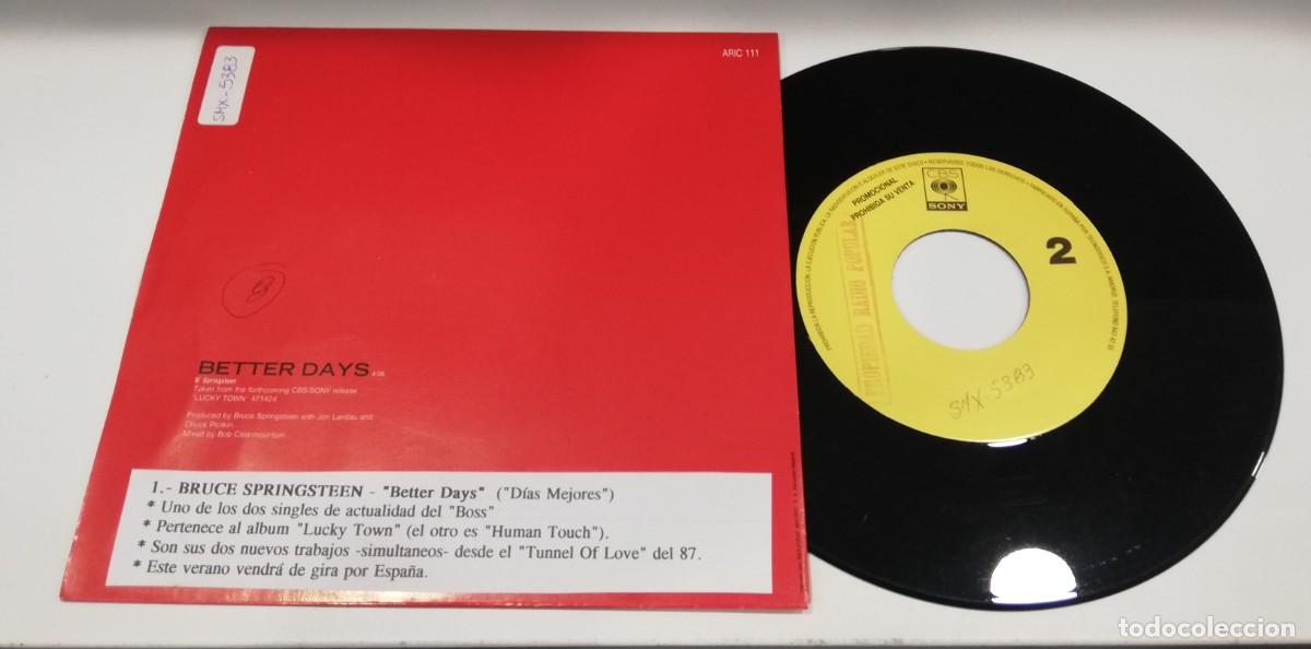 Discos de vinilo: SCO31-Bruce Springsteen - Better Days (7&rdquo;, S/Sided, Promo) - Foto 2
