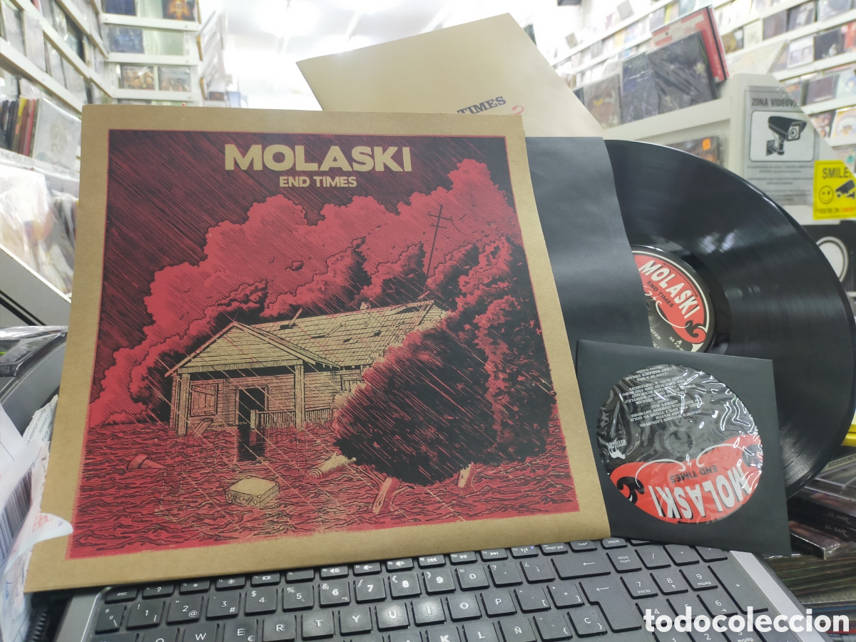Discos de vinilo: Molaski LP + CD + libreto end times suiza 2015 - Foto 1