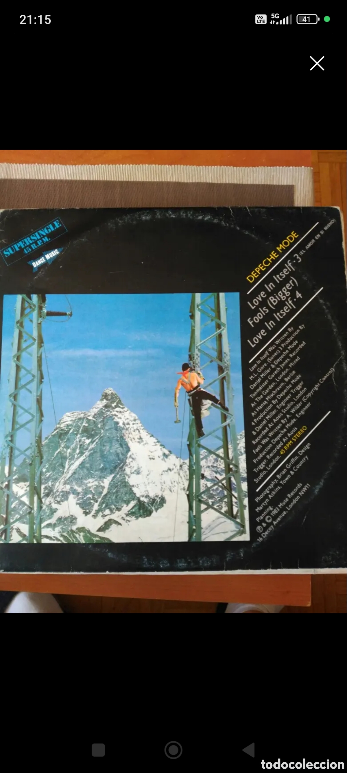 Discos de vinilo: DEPECHE MODE ,DISCO DE VINILO - Foto 1