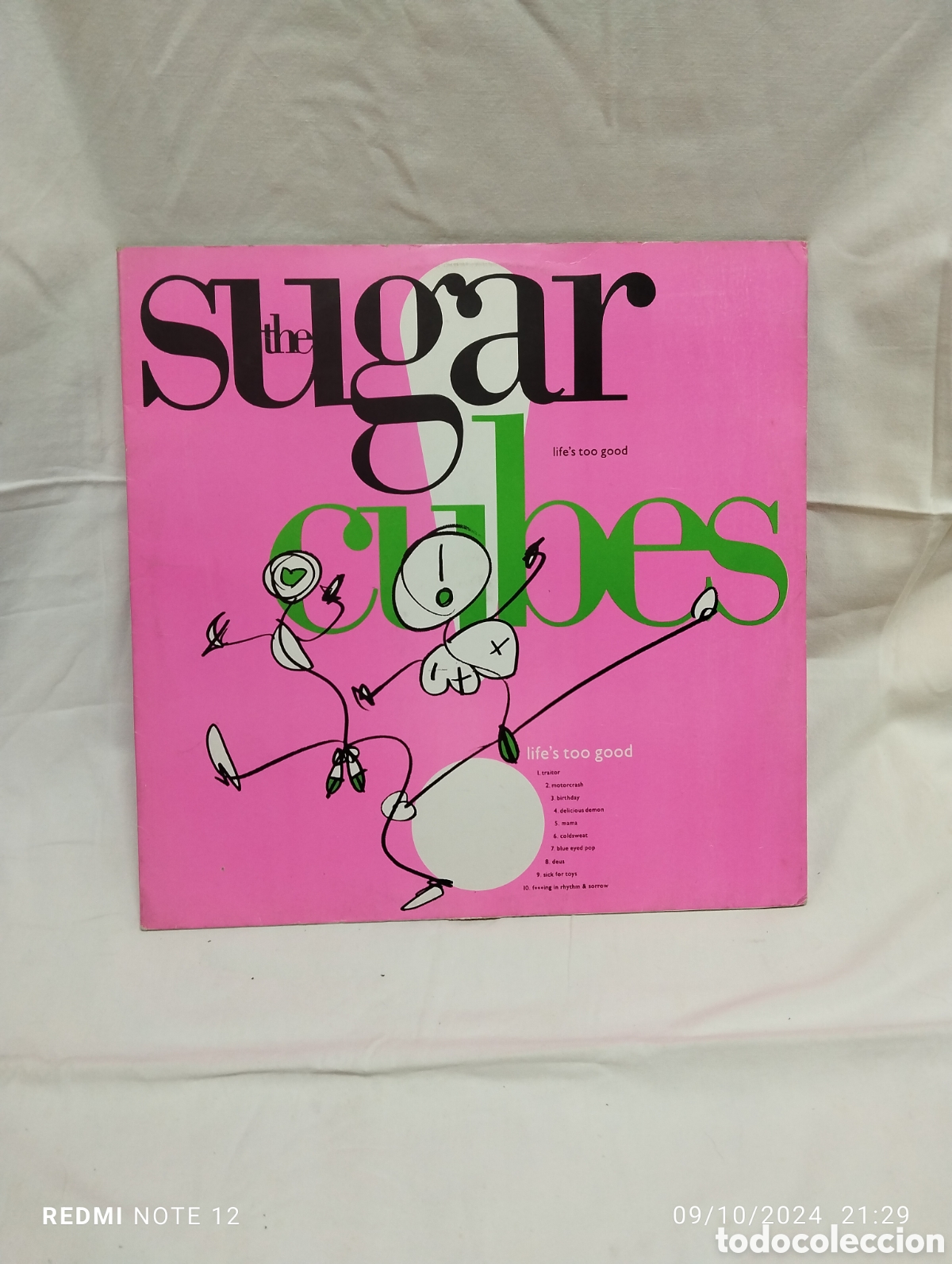 Discos de vinilo: THE SUGAR CUBES ,LIFE TOO GOOD - Foto 1