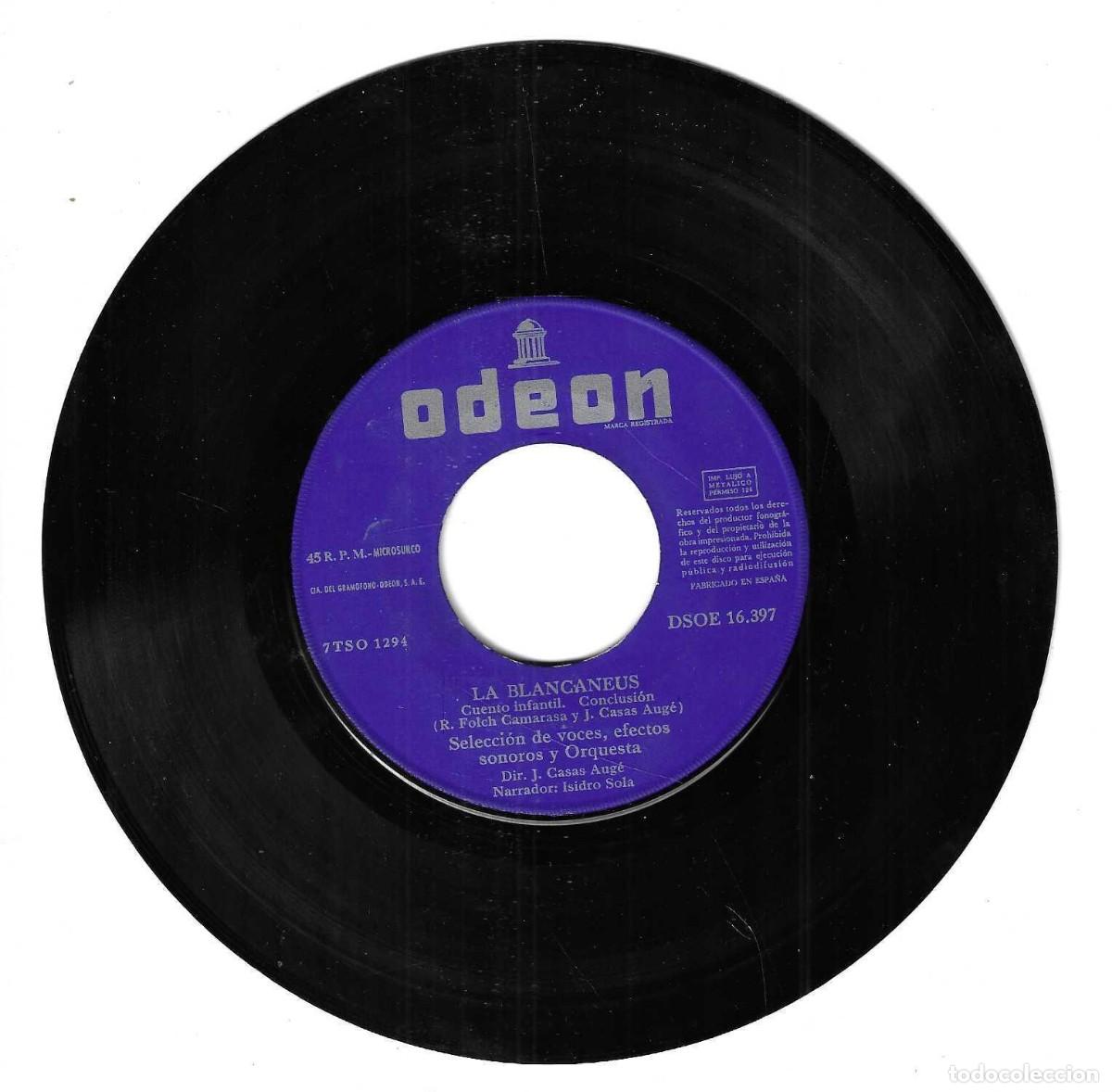 Discos de vinilo: LA BLANCANEUS - DISCO ALBUM - ODEON - 1960 - Foto 4