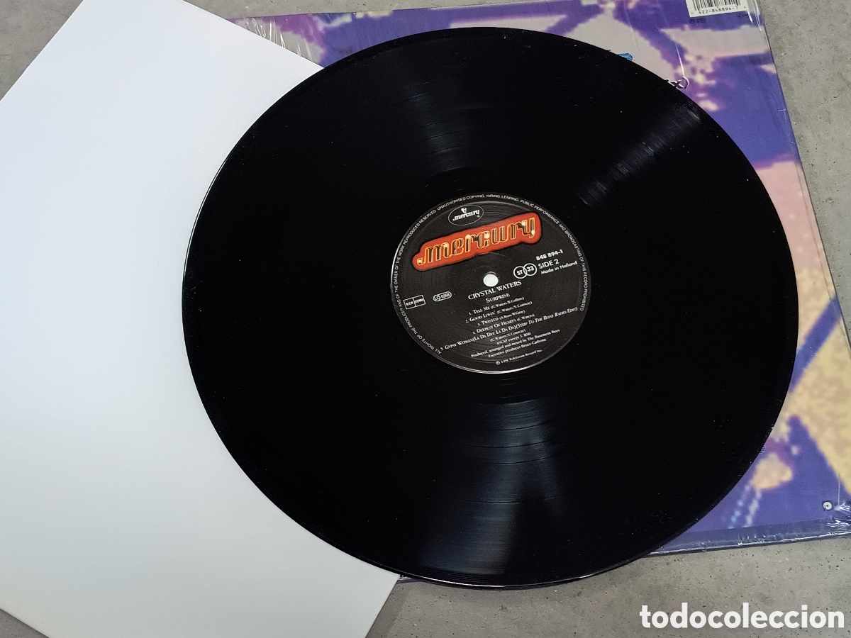 Discos de vinilo: CRYSTAL WATERS - SURPRISE - LP 1991 MERCURY - Foto 4