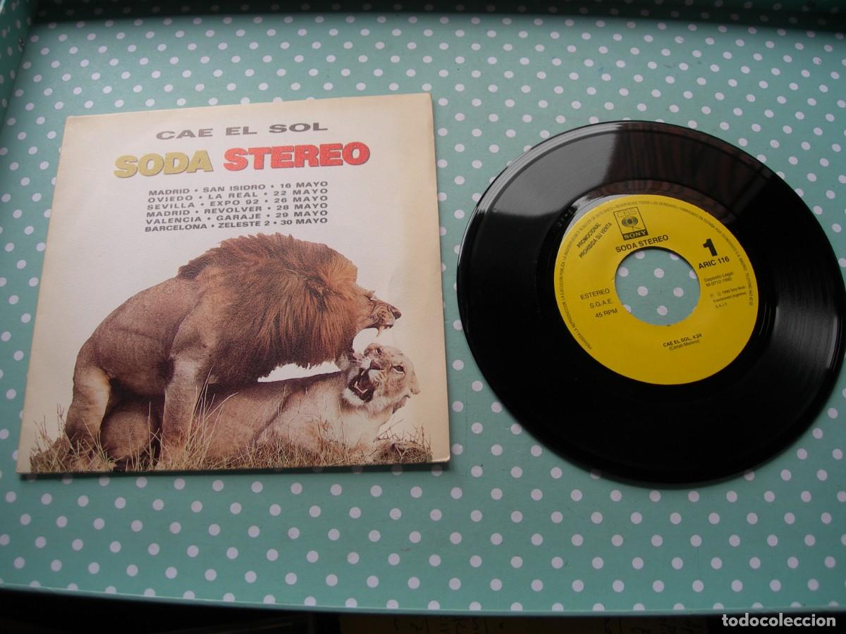 Discos de vinilo: SODA ESTEREO / CAE EL SOL 4:24 / SINGLE / POP - Foto 1