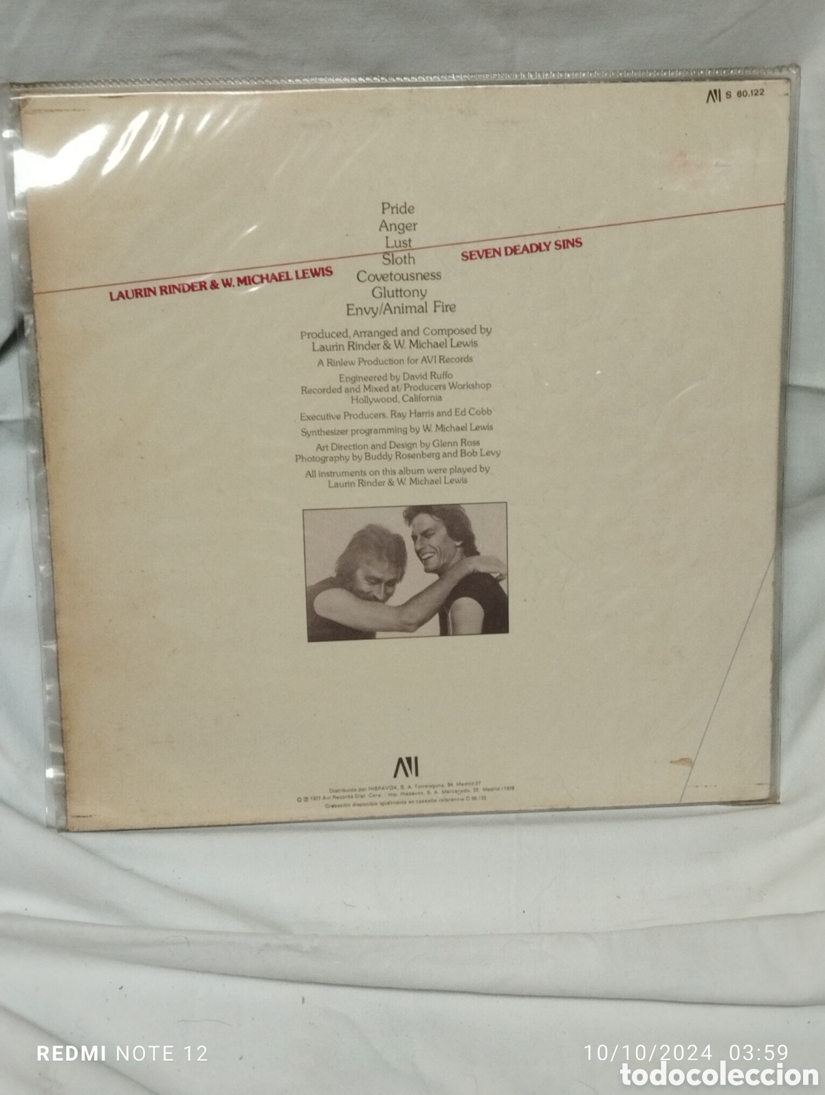 Discos de vinilo: LAURIN RINDER&MICHEL LEWIS - Foto 2