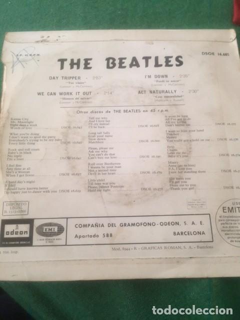 Discos de vinilo: DAY TRIPPER / THE BEATLES 1966 - Foto 5