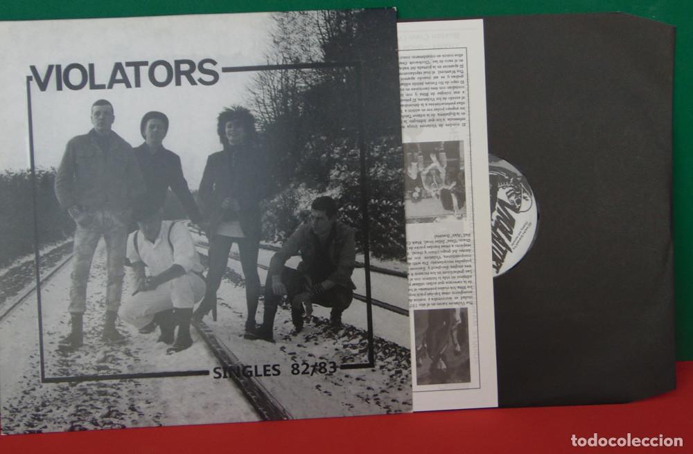 Discos de vinilo: Violators &ndash; Singles 82/83 - LP EDICION LIMITADA - A ESTRENAR - Foto 3