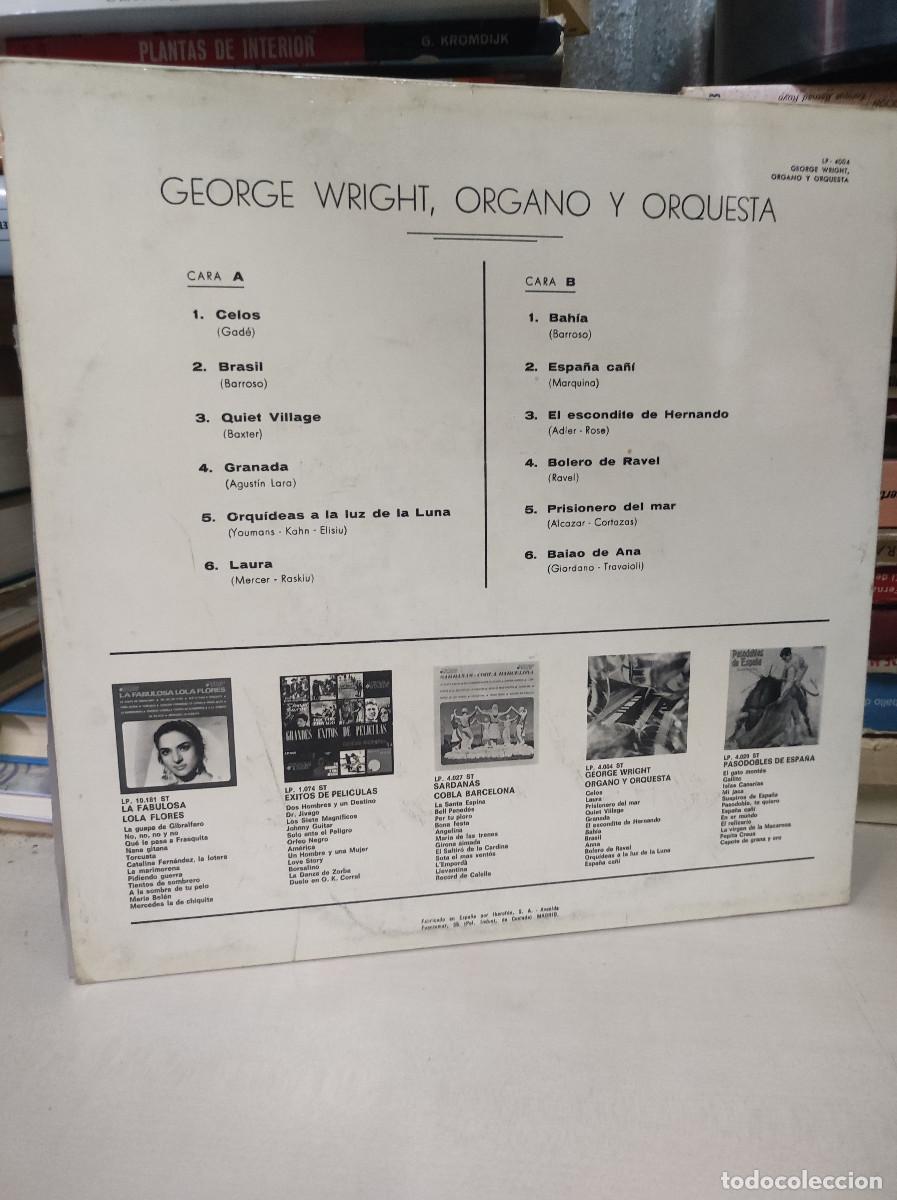 Discos de vinilo: George Wright &ndash; George Wright, Organo Y Orquesta - Foto 2