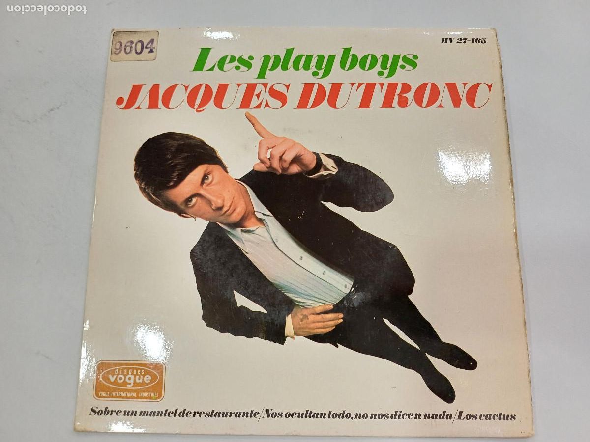Discos de vinilo: JACQUES DUTRONC/LES PLAY BOYS/SINGLE. - Foto 1