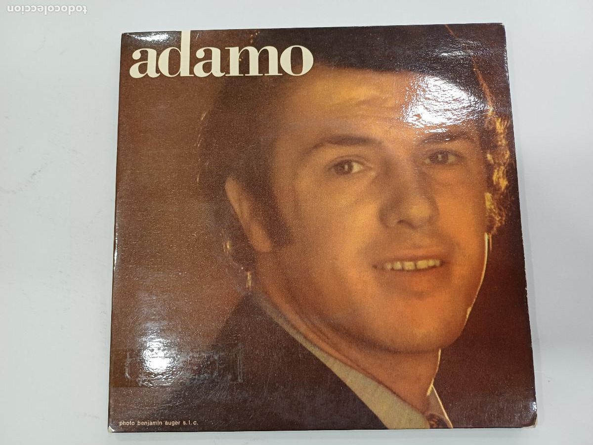 Discos de vinilo: ADAMO/LES GRATTE-CIEL/SINGLE GATEFOLD DOBLE. - Foto 3