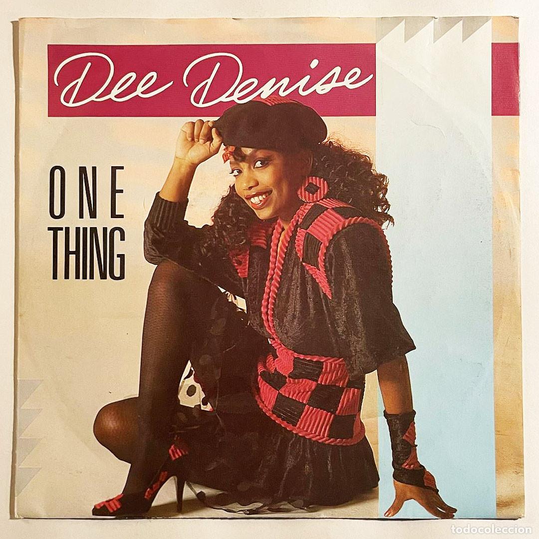 Discos de vinilo: DEE DENISE / ONE THING / Single 1986 / Ariola BENELUX - Foto 1