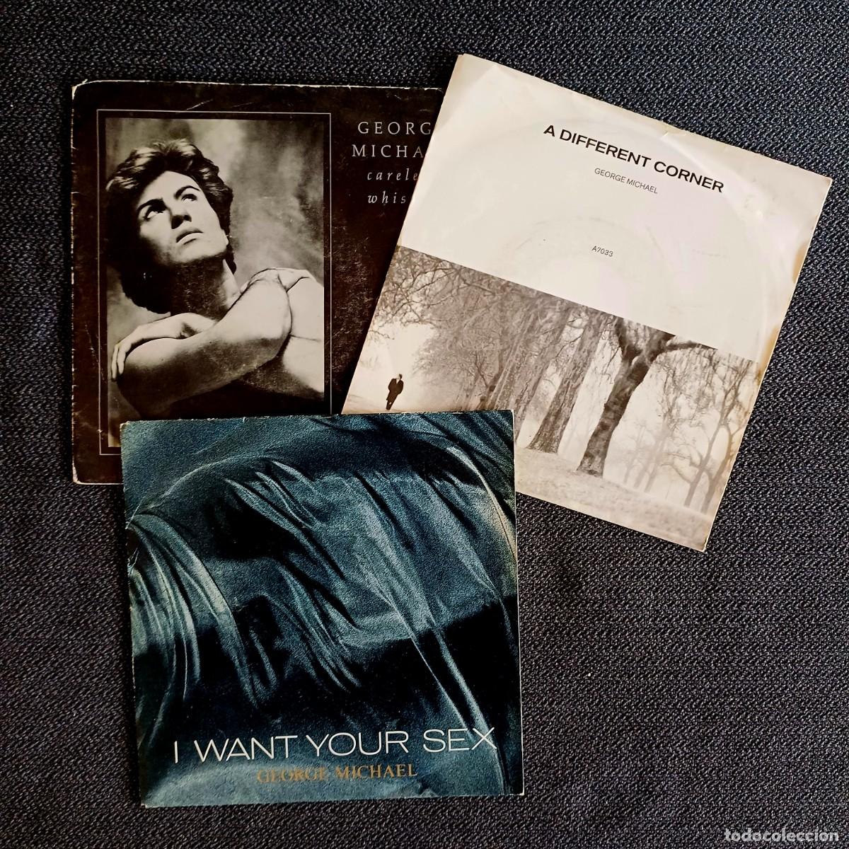 Vinyl records: Lot singles Geroge Michael A different corner Careless whisper I want your sex 7'