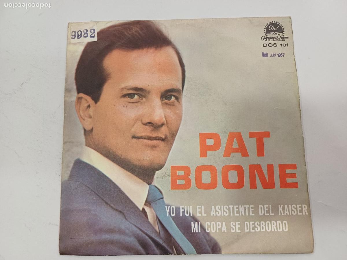 Discos de vinilo: PAT BOONE/YO FUI EL ASISTENTE DEL KAISER/SINGLE. - Foto 1