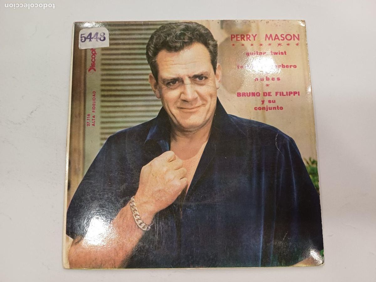 Discos de vinilo: BRUNO DE FILIPI/PERRY MASON/SINGLE. - Foto 1