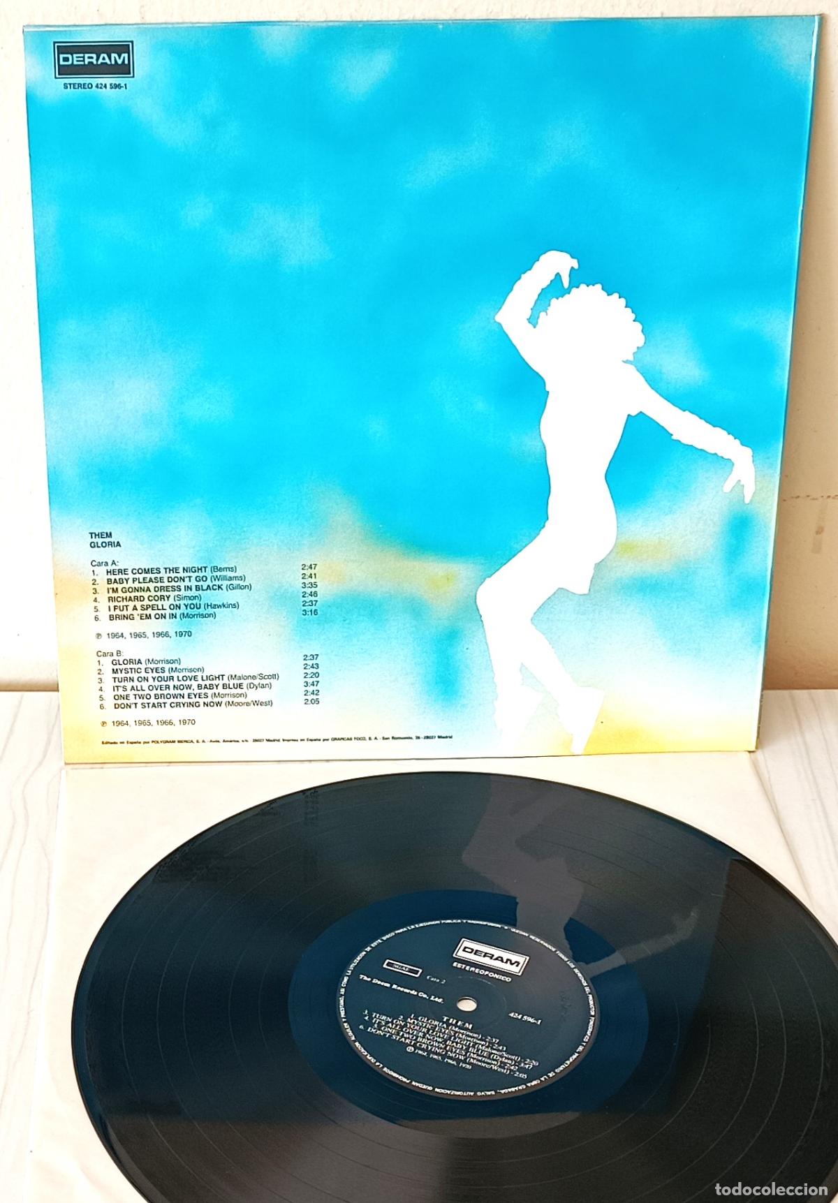 Discos de vinilo: THEM feat. VAN MORRISON - GLORIA DERAM - 1989 - Foto 2
