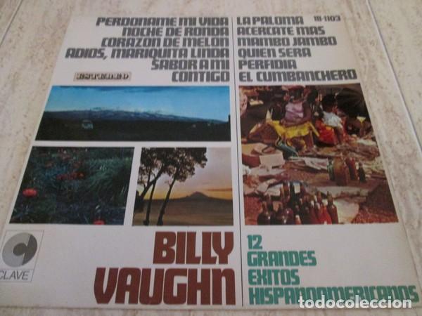 Discos de vinilo: Billy Vaughn - 12 Grandes Exitos Hispanoamericanos (LP Vinilo) - Foto 1