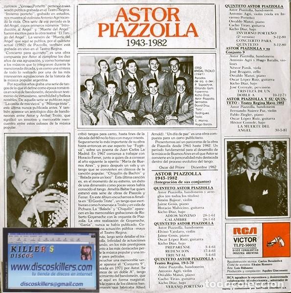 Discos de vinilo: Astor Piazzolla &ndash; 1943-1982 - Gatefold - 2 x LP - Foto 3