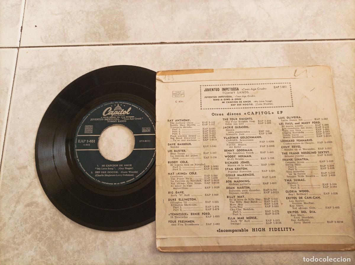 Discos de vinilo: Tommy Sands ep espa&ntilde;ol - Foto 2